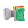 Switch: push-button | 30mm | Stabl.pos: 1 | NC + NO | green | IP65 | LXB30 image 3
