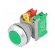 Switch: push-button | Stabl.pos: 1 | NC + NO | 30mm | green | IP65 | Pos: 2 paveikslėlis 1