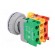 Switch: push-button | 30mm | Stabl.pos: 1 | NC + NO | green | IP65 | LXB30 image 4