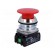 Switch: push-button | Stabl.pos: 1 | NC + NO | 30mm | red | IP56 | Pos: 2 image 1