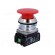 Switch: push-button | Stabl.pos: 1 | NC + NO | 30mm | red | IP56 | Pos: 2 image 2