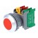 Switch: push-button | 30mm | Stabl.pos: 1 | NC + NO | red | IP65 | XB30 фото 1