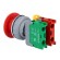 Switch: push-button | 30mm | Stabl.pos: 1 | NC + NO | red | IP65 | XE30 paveikslėlis 4