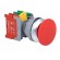 Switch: push-button | 30mm | Stabl.pos: 1 | NC + NO | red | IP65 | XE30 paveikslėlis 8