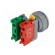 Switch: push-button | 30mm | Stabl.pos: 1 | NC + NO | yellow | IP65 | XB30 image 6