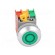 Switch: push-button | 30mm | Stabl.pos: 2 | NC + NO | green | IP65 | PFL30 image 9