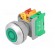 Switch: push-button | 30mm | Stabl.pos: 2 | NC + NO | green | IP65 | PFL30 image 2