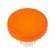 Actuator lens | 22mm | 61 | orange,transparent | plastic | Ø19.7mm фото 1