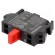 Contact block | 22mm | -25÷70°C | for back plate | Contacts: NC image 1