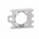 Coupler | 22mm | Platinum | front fixing | for 3-contact elements image 3