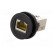 RJ45 socket | 22mm | har-port | -25÷70°C | Ø22.3mm | IP20 | Colour: black paveikslėlis 2