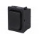 ROCKER | DP3T | Pos: 3 | (ON)-OFF-(ON) | 6A/250VAC | black | IP40 | none image 1
