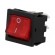 ROCKER | DPST | Pos: 2 | ON-OFF | 10A/250VAC | 10A/28VDC | red | neon lamp image 1