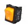 ROCKER | DPST | Pos: 2 | OFF-ON | 10A/250VAC | yellow | neon lamp 250V image 1
