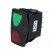 ROCKER | SP3T | Pos: 3 | ON-OFF-ON | 10A/250VAC | green-red | IP66 | LED paveikslėlis 1