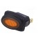 ROCKER | SPST | Pos: 2 | ON-OFF | 10A/250VAC | orange | IP65 | neon lamp image 2