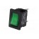 ROCKER | SPST | Pos: 2 | ON-OFF | 10A/250VAC | green | IP40 | filament lamp image 2