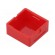 Button | Application: AML series | square | 15x15mm | Colour: red фото 2