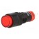 Switch: push-button | Pos: 2 | SPDT | 0.5A/250VAC | 1A/24VDC | ON-ON | red image 1