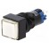 Switch: push-button | Pos: 2 | SPDT | 0.5A/250VAC | 1A/24VDC | ON-(ON) image 1