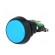 Switch: push-button | Pos: 2 | SPDT | 10A/250VAC | ON-(ON) | blue | Ø: 44mm image 2
