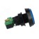 Switch: push-button | Pos: 2 | SPDT | 10A/250VAC | ON-(ON) | blue | Ø: 44mm image 7