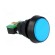 Switch: push-button | Pos: 2 | SPDT | 10A/250VAC | ON-(ON) | blue | Ø: 44mm image 8