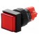 Switch: push-button | Pos: 2 | SPDT | 3A/250VAC | 2A/24VDC | ON-(ON) | red image 1
