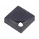 Button | rectangular | black | polyamide | 15.5x15.5mm image 1