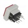 Switch: keypad | Pos: 2 | DPDT | 0.1A/30VDC | red | LED | red | THT | 1.5N image 4