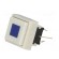 Switch: keypad | Pos: 2 | DPDT | 0.1A/30VDC | white | LED | blue | THT | 1.5N фото 2