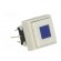 Switch: keypad | Pos: 2 | DPDT | 0.1A/30VDC | white | LED | blue | THT | 1.5N фото 8