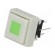 Switch: keypad | Pos: 2 | DPDT | 0.1A/30VDC | white | LED | green | THT | 1.5N image 3