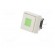 Switch: keypad | Pos: 2 | DPDT | 0.1A/30VDC | white | LED | green | THT | 1.5N image 2