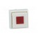 Switch: keypad | Pos: 2 | DPDT | 0.1A/30VDC | white | LED | red | THT | 1.5N paveikslėlis 9