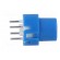 Switch: keypad | Pos: 2 | SPST-NO | 0.01A/32VDC | blue | THT | 1.3N | round paveikslėlis 7
