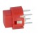 Switch: keypad | Pos: 2 | SPST-NO | 0.01A/32VDC | red | THT | 1.3N | 50mΩ image 3