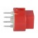 Switch: keypad | Pos: 2 | SPST-NO | 0.01A/35VDC | red | THT | 1.3N | square image 7