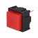 Switch: keypad | Pos: 2 | SPST-NO | 0.025A/50VDC | red | 7.5mm paveikslėlis 2
