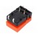 Switch: keypad | Pos: 2 | SPST-NO | 0.05A/24VDC | orange | LED | red | THT image 2