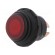 Switch: push-button | Pos: 2 | SPST | 10A/14VDC | red | Illumin: LED | PC image 1