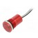 Switch: capacitive | Pos: 2 | SPST-NO | 0.01A/12VDC | IP68 | OFF-ON | red image 1