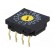 Encoding switch | HEX/BCD | Pos: 16 | THT | Rcont max: 100mΩ | 10x10x4mm фото 1