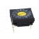 Encoding switch | HEX/BCD | Pos: 16 | THT | Rcont max: 100mΩ | 10x10x4mm фото 3