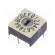 Encoding switch | HEX/BCD | Pos: 16 | THT | Rcont max: 100mΩ | P60 image 1