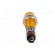 Indicator: with neon lamp | recessed | orange | 230VAC | plastic | IP20 фото 5