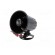 Sound transducer: siren | dynamic | 6 tones | 900mA | Ø: 88mm | 12VDC image 2
