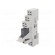 Relay: interface | DPDT | Ucoil: 230VAC | for DIN rail mounting image 1