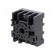 Socket | Mounting: DIN | Series: MKS | Electr.connect: round socket image 1