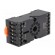 Socket | PIN: 11 | 10A | 250VAC | on panel,for DIN rail mounting image 2